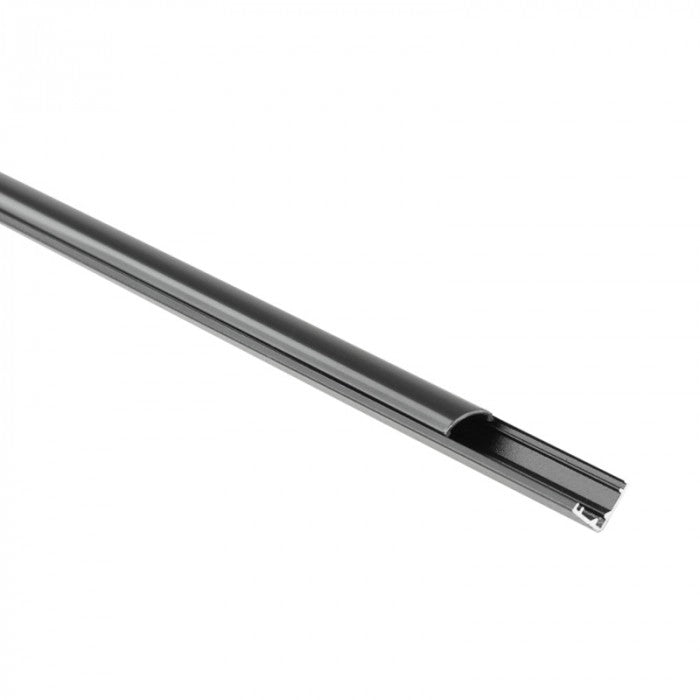 Profilo angolare LED RW-02 nero con diffusore nero 2m Ecolight