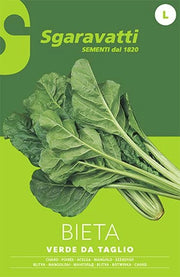 SEMI PER ORTAGGI E VEGETALI bieta liscia verde da taglio- 10 pezzi  - SGARAVATTI