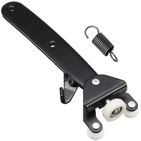 Regolatore di guida per porte scorrevoli universale - Scharnieri - Rolscharnier - Nero - Plastica/Metallo - 21,5 x 2,7 cm - Scharnier