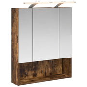 Mobiletto per specchio da Bagno | Armadio da bagno Rovere fum¨¦ 60 x 14.5 x 70 cm