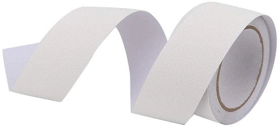 Nastro Antiscivolo 5m - Nastro Antiscivolo - PEVA - Striscia di Sicurezza - Striscia di Sicurezza Sensitive al Contatto - Larghezza 50mm