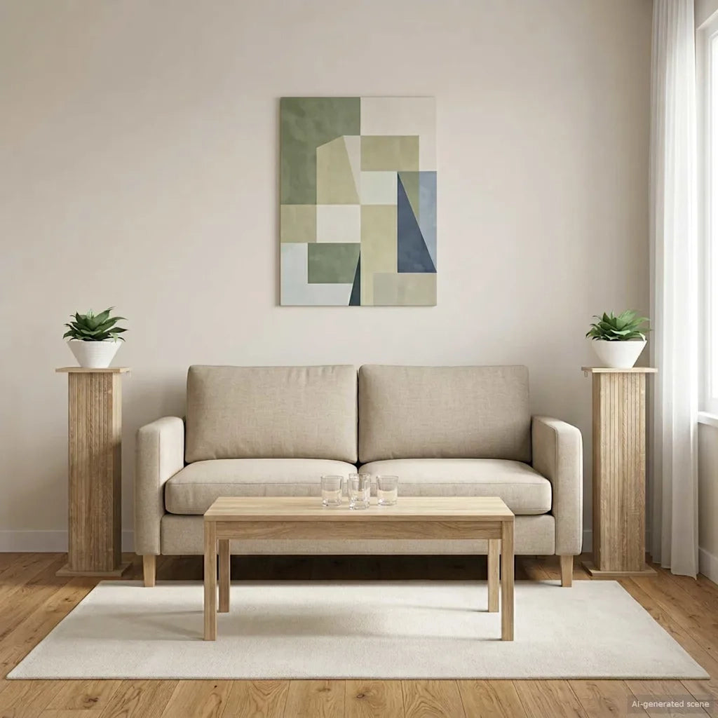 Supporto per piante 2 pcs Rovere Sonoma 30,5 x 30 x 100,5 cm