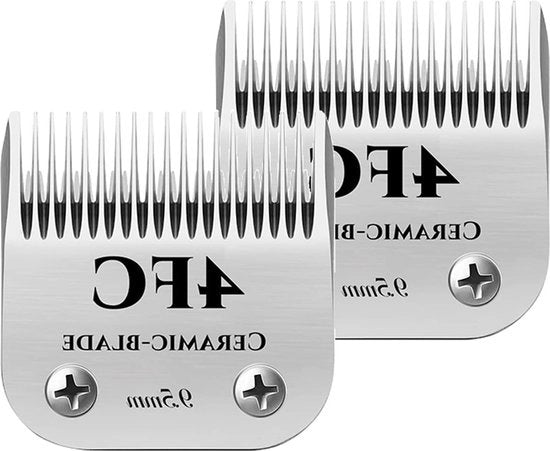 Tondeuse per cani con lame ceramiche dimensione 4FC - lunghezza taglio 3/8" (95 mm) - lame di ricambio - 2 pezzi