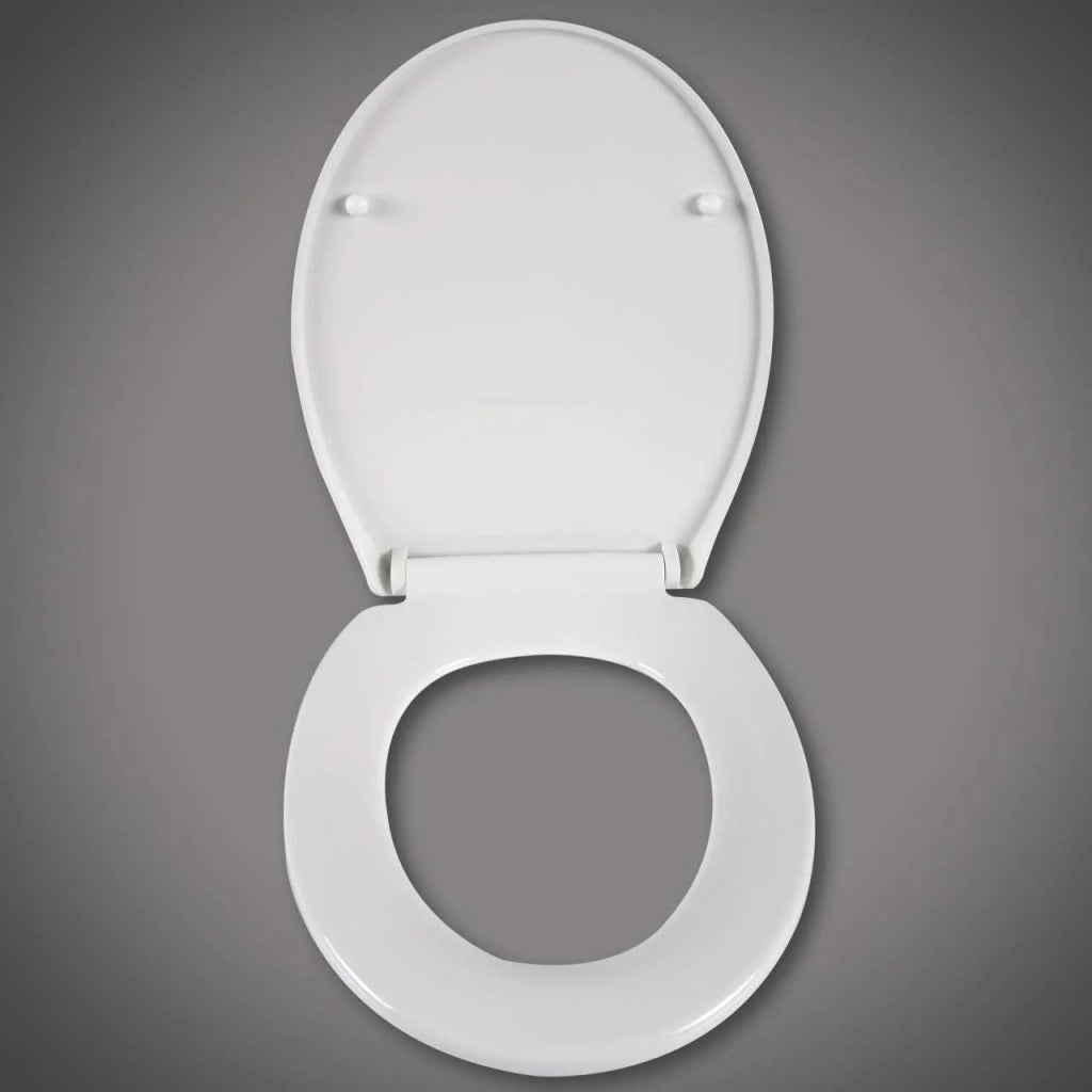 Sedile WC bianco cerniera a chiusura ammortizzata coperchio WC a sgancio rapido 19_0000672
