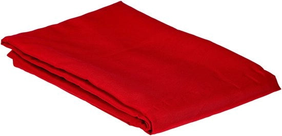 Tavolino in Tela Quadrata Resistente alla Macchia, 160x270 cm, Rosso, Polyester