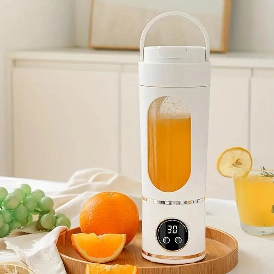 Centrifuga per succo con 12 lame per frutta domestica, piccola centrifuga portatile per studenti, centrifuga elettrica miniatura da 700 ml