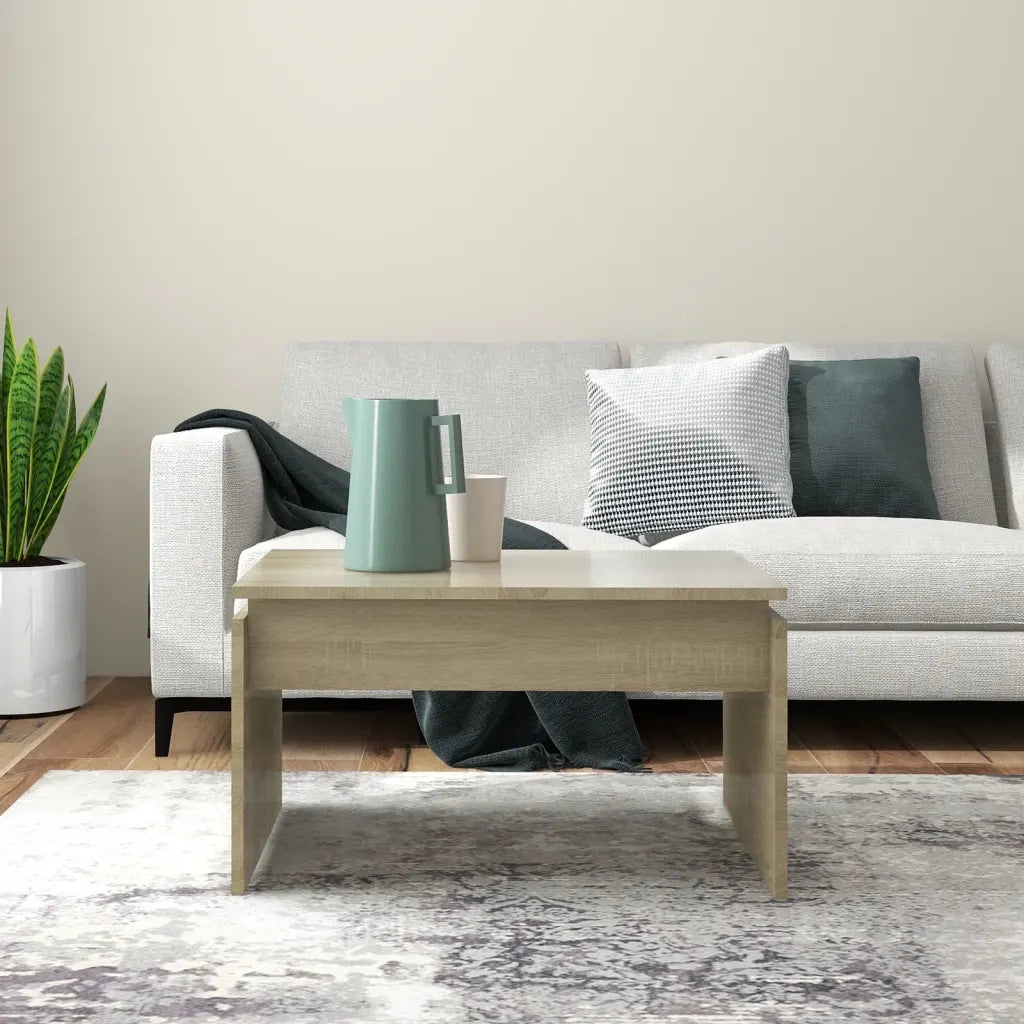 Tavolino da salotto | Tavolino da caff¨¨ | Tavolino da Soggiorno Rovere Sonoma 68x50x38 cm Legno Multistrato
