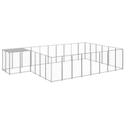 Gabbia per Cani Argento 15,73 mÂ² in Acciaio   cod mxl 44098