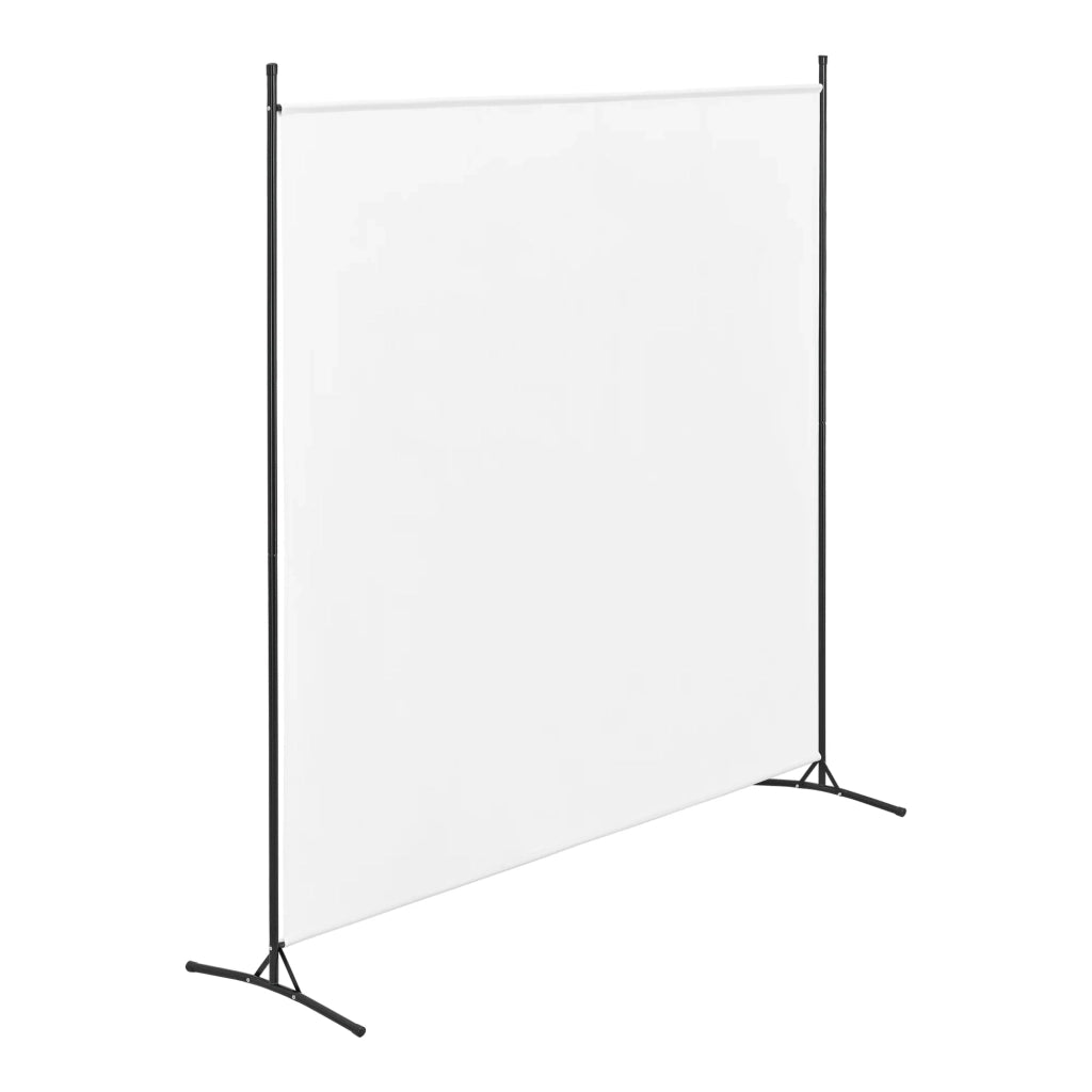 Schermo divisorio per la privacy 176 x 175 cm bianco 03_0008051