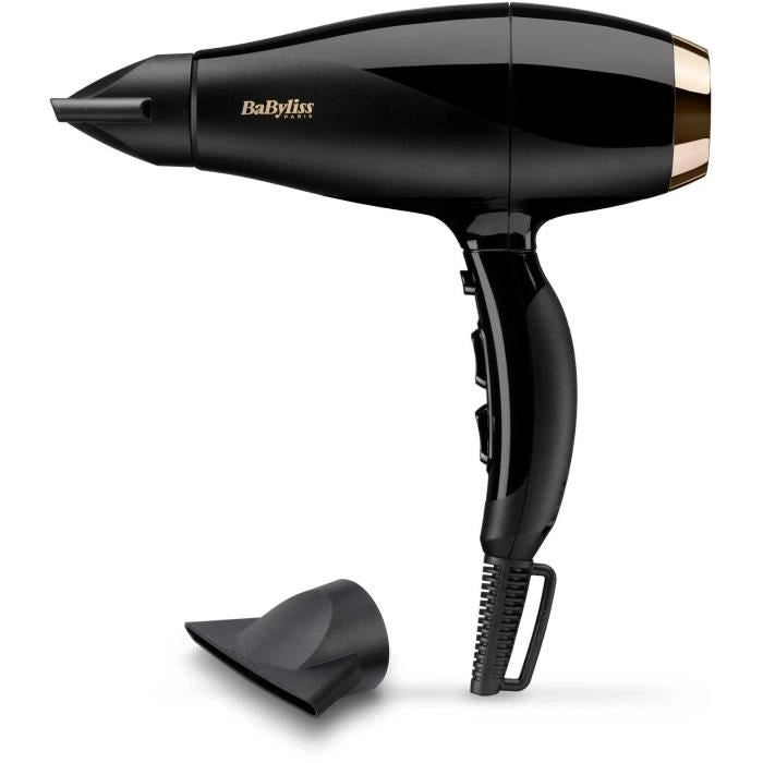 BABYLISS 6714E - Asciugacapelli Super Pro 2300W - 3 temperature / 2 velocità - velocità aria 120 km/h - Pulsante aria fredda