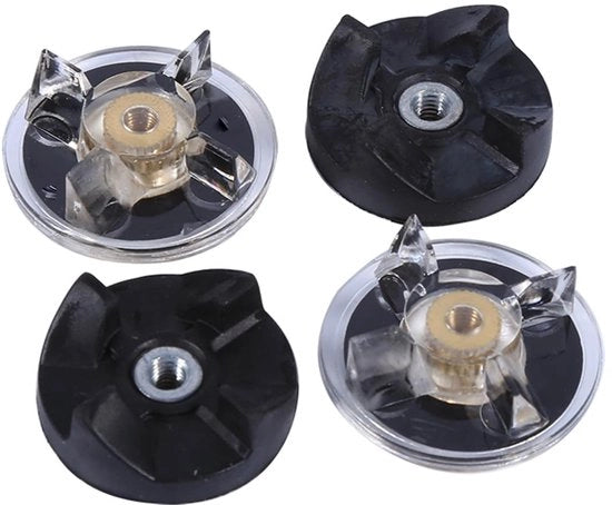 Set di sostituzione per basi di macchine da caffè - 2 Ruote di sostituzione - 4 Altri ingranaggi di sostituzione - Adatto per blender - Materiale: plastica/rubbero/metallio - Componenti per blender