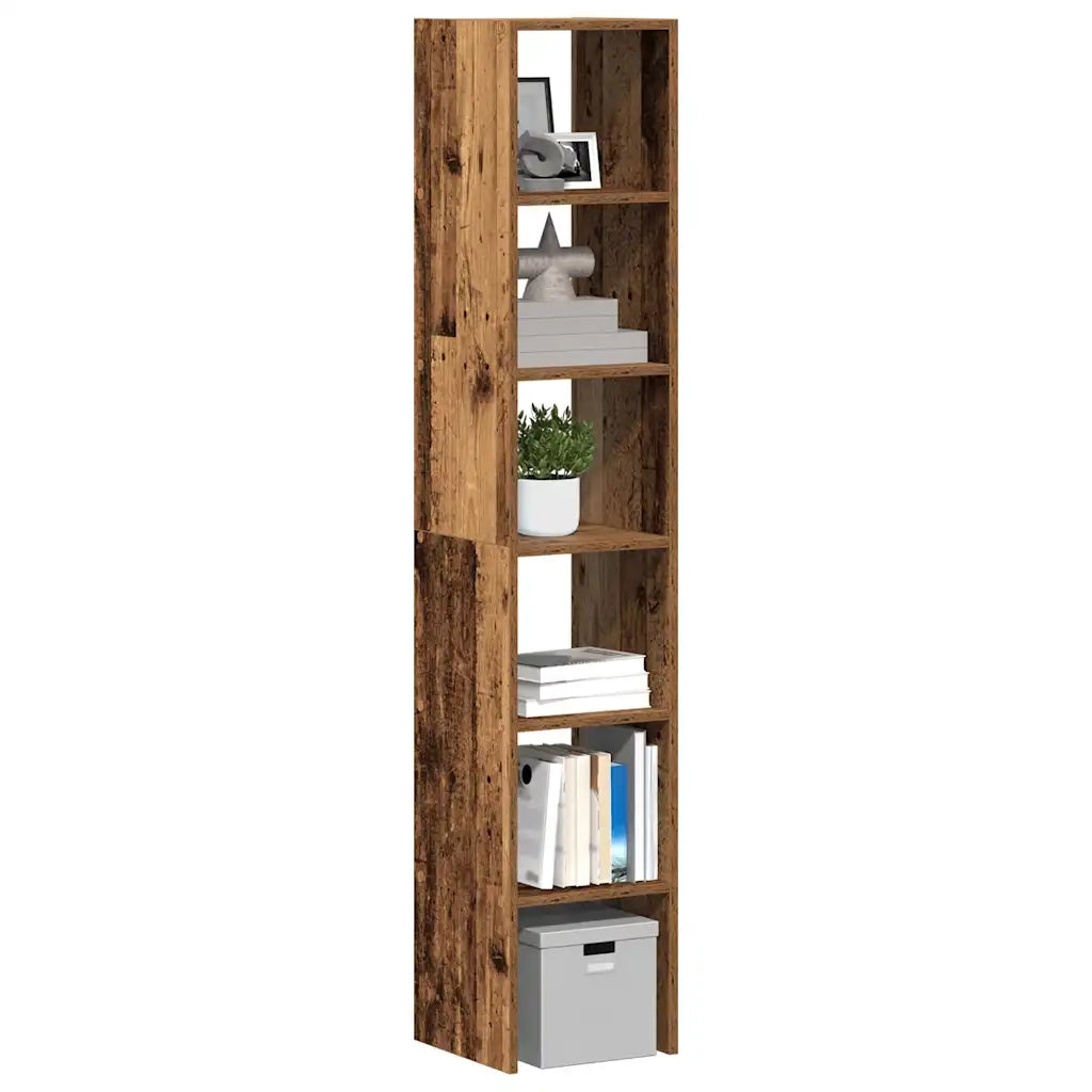 Librerie 2 pz Impilabili Legno Antico 30x30x80 cm in Truciolato 858818