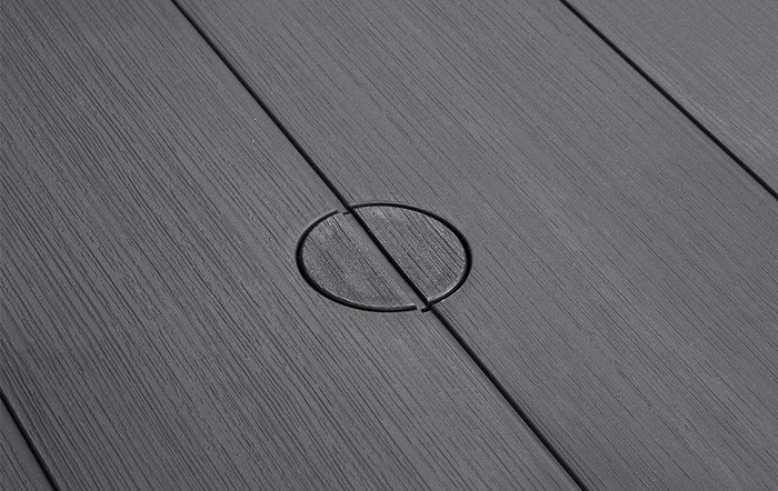 Tavolino da Giardino 147x90x74,5 cm in Resina Keter Julie Antracite