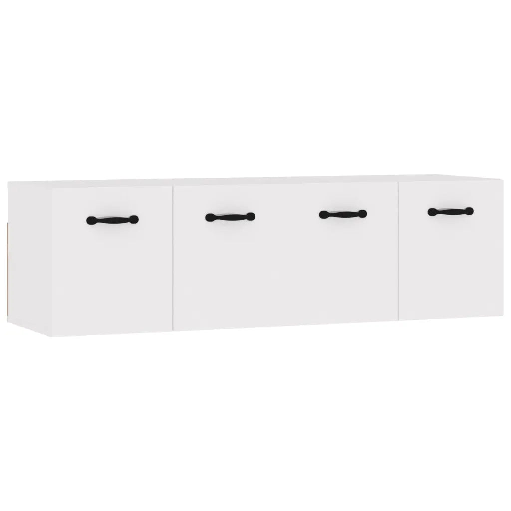 Mobili Parete 2 pz Bianco 80x35x36,5 cm in Legno Multistrato cod mxl 40003