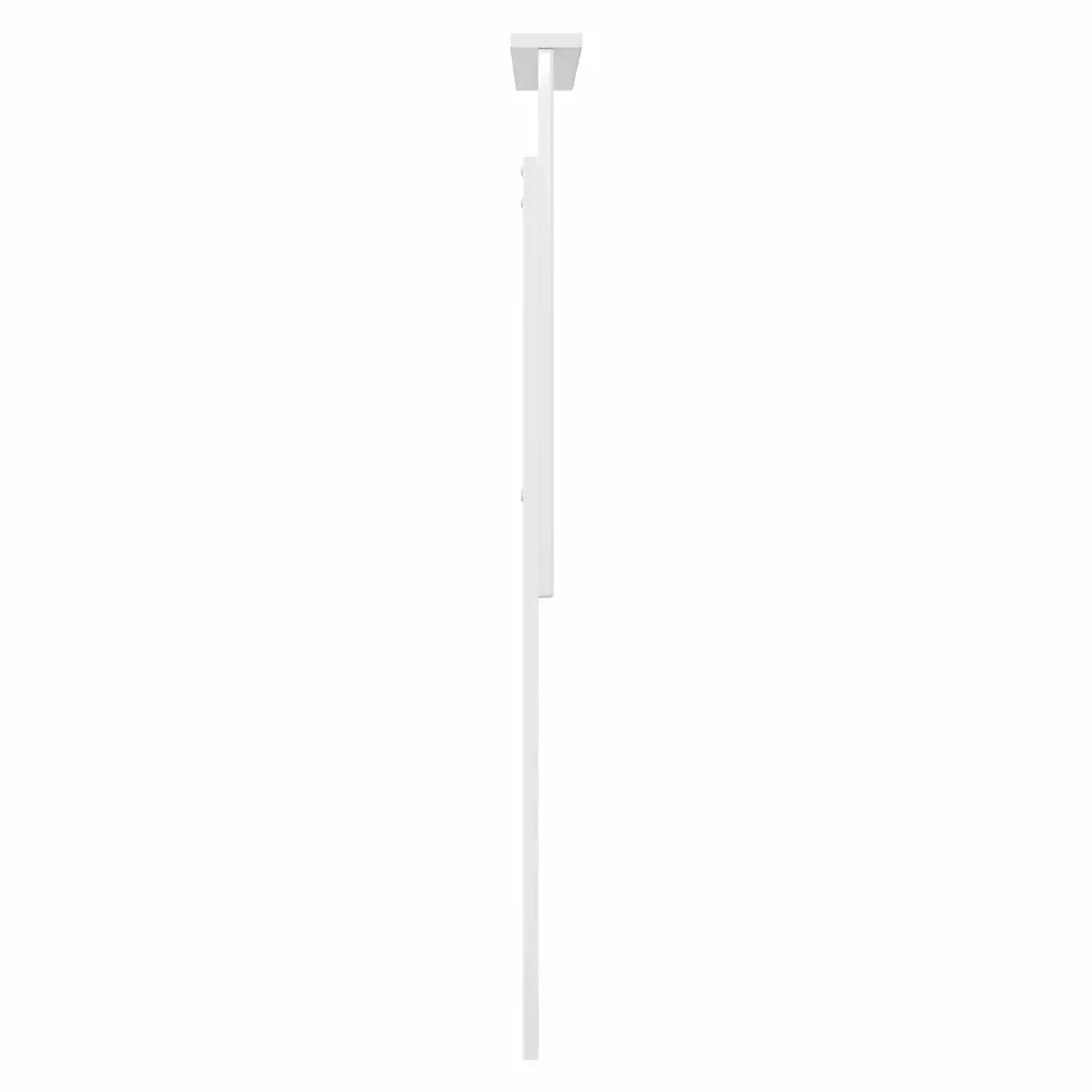 Testiera-Testata-Testiera Decorativa Bianco Lucido 75 cm Legno multistrato 979073