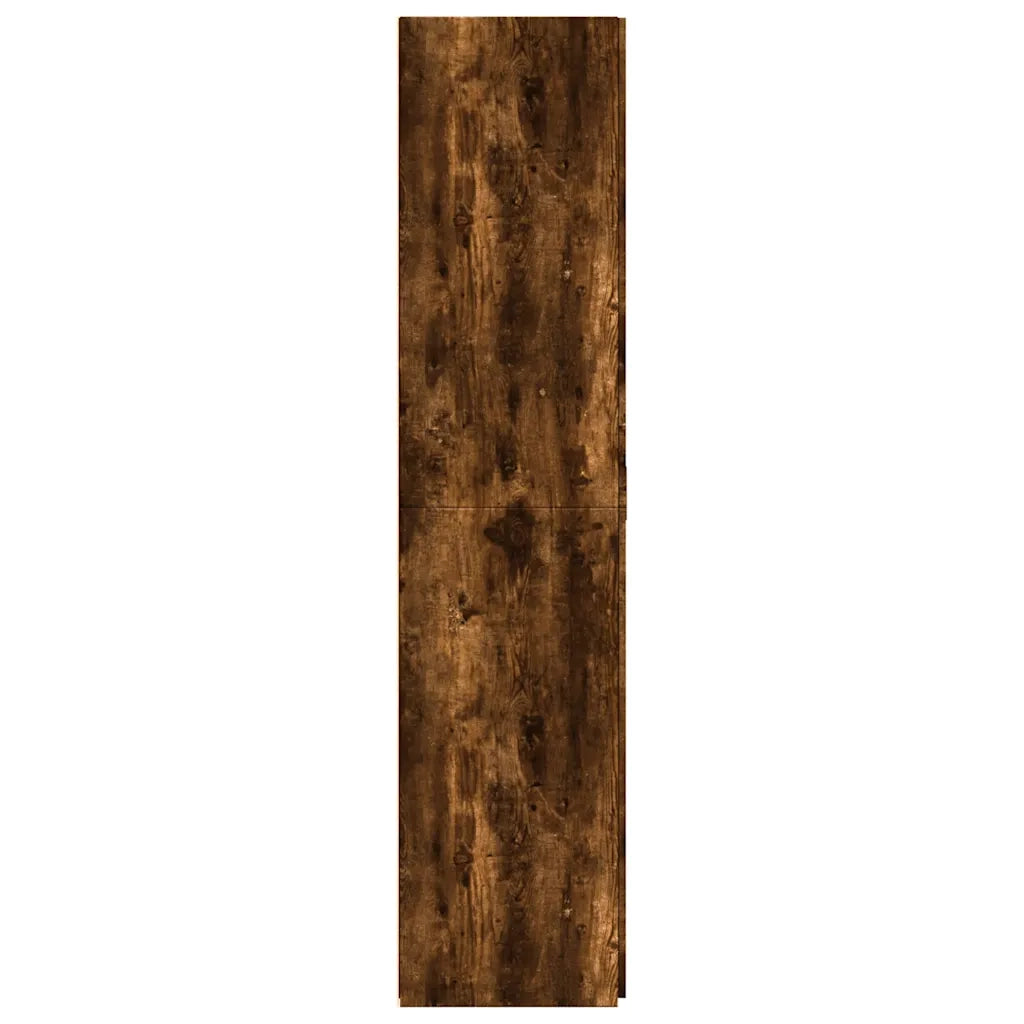 Credenza Rovere Fumo 70x42,5x185 cm in Legno Ingegnerizzato 3281424