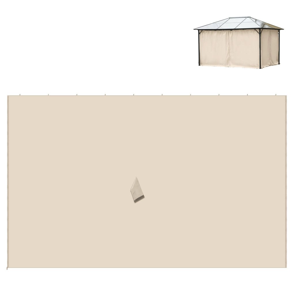 Pareti laterali per gazebo pergola ¨C zephmum ¨C 4 pezzi beige