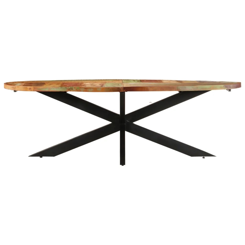 Tavolo da Pranzo 240x100x75 cm in Legno Massello di Recupero cod mxl 62550