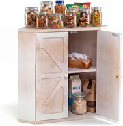 Scatola Porta Pane Angolare, Organizzatore per Pane a Doppio Strato in Bamboo con Ripiano Regolabile, Contenitore Porta Pane Capiente per Bancone Cucina, 31x31x41 cm