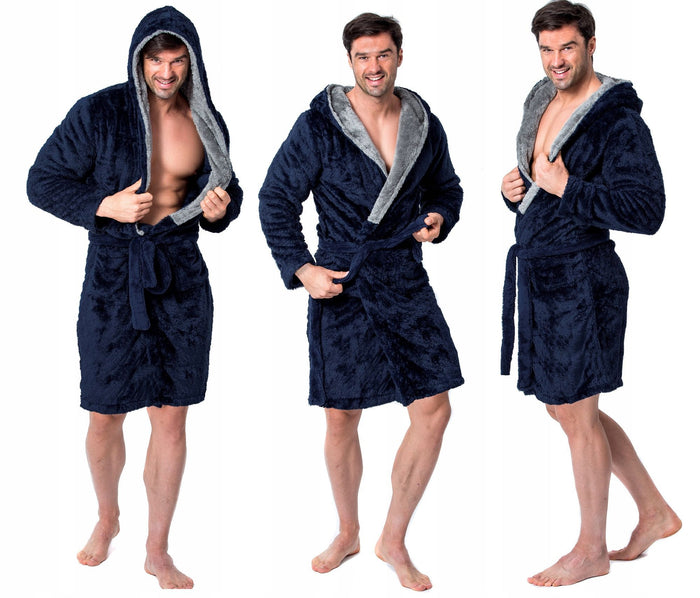 Accappatoio Jordan Navy-grey M