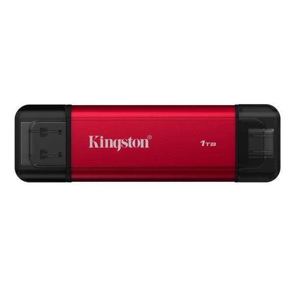 Ssd esterno 1000gb(1tb) portable usb+usb-c spsd/1tb kingston read:1050mb/s - write:950mb/s