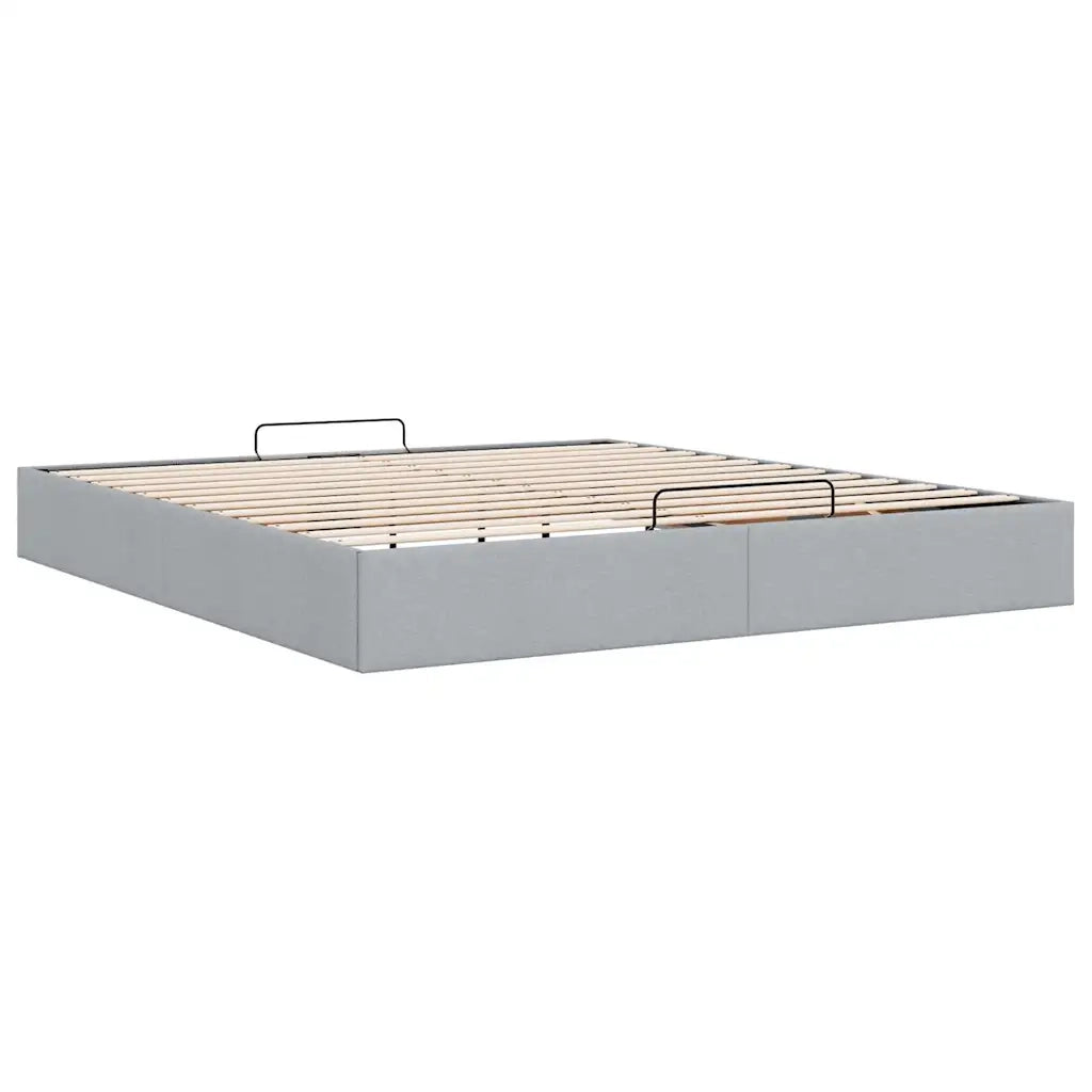 Struttura Letto Pouf senza Materasso 180x200 cm in Tessuto 3310896
