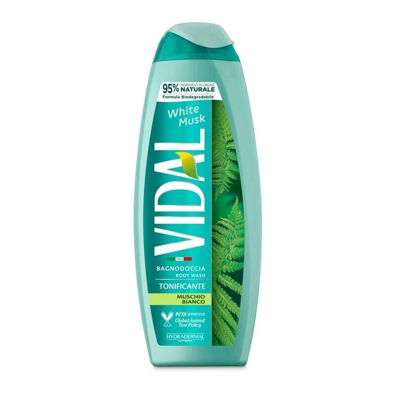 VIDAL WHITE MUSK BAGNODOCCIA TONIFICANTE MUSCHIO BIANCO 500 ML