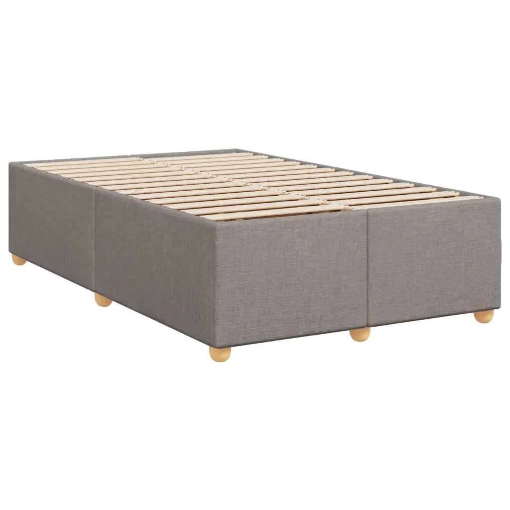 Giroletto a Molle con Materasso Tortora 120x190 cm in Tessuto 3291223