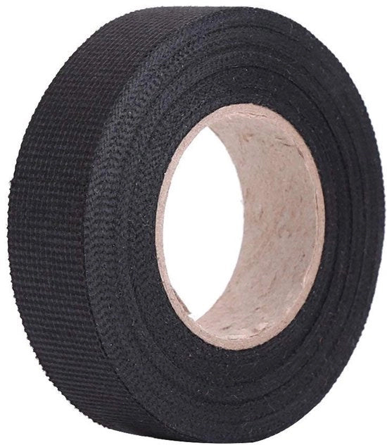 Telaio per cavi isolante adesivo - Telaio per cavi isolante per auto - Materiale resistente - 19 mm x 15 m - Telaio per cavi elettrici - Ideale per avvolgere cavi elettrici