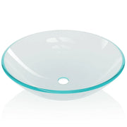 Lavabo in vetro temperato trasparente lavabo da appoggio 42 cm trasparente 02_0002519