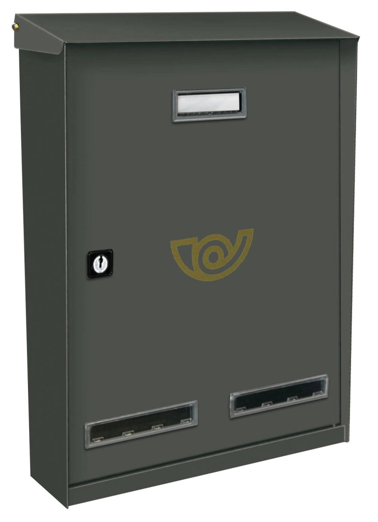CASSETTA POSTALE ALUBOX SIRIO RIVISTE GRIGIO GHISA- ALUBOX- 1,0 pz
