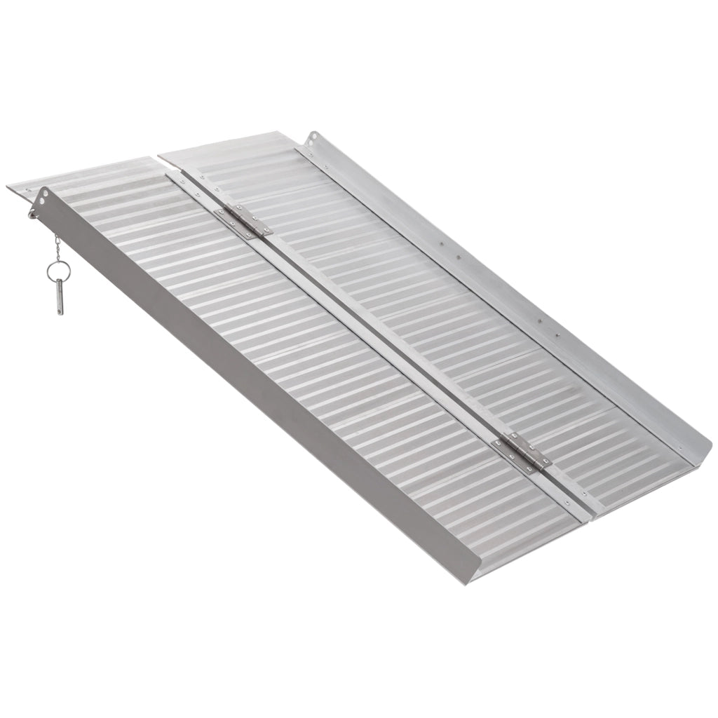 Rampa pieghevole per sedia a rotelle ¨C Xylo ¨C Alluminio antiscivolo 91x74cm 270kg