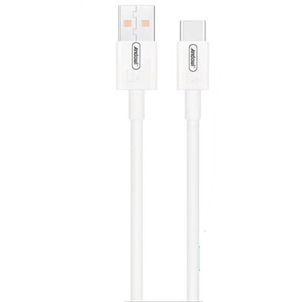 Trade Shop - Cavo Trasmissione Dati Ricarica Velocità Usb A Type-c 3a 1mt Flessibile Anti-nodi Q-sj608 -