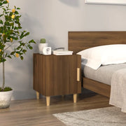 Comodino Rovere Marrone in Legno Multistrato 817313