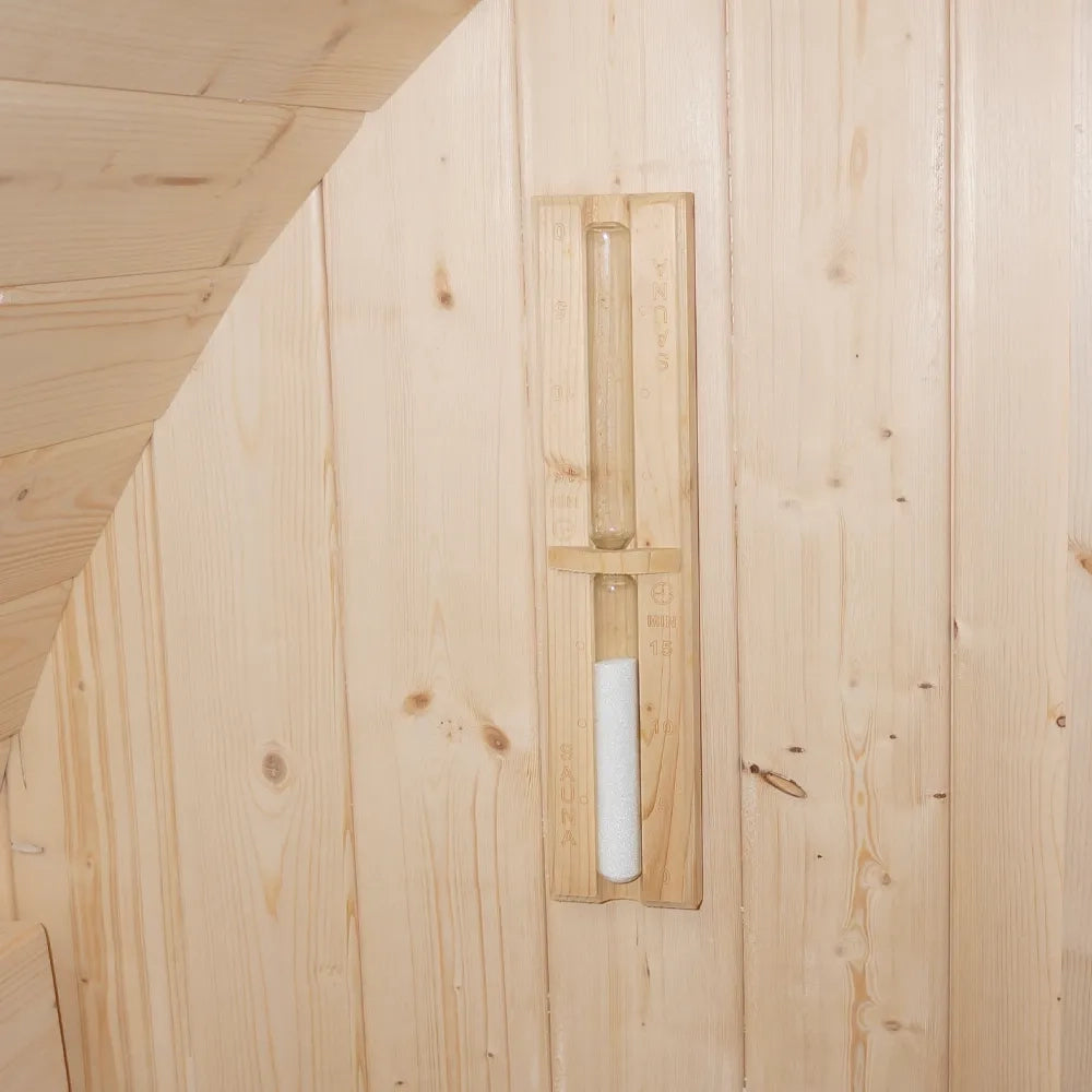 Sauna finlandese da esterno 4 persone 185x180 cm h190 in legno di abete | Onsen