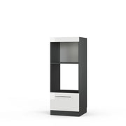 Vicco Set mobili bagno Bianco lucido 60 cm aperto