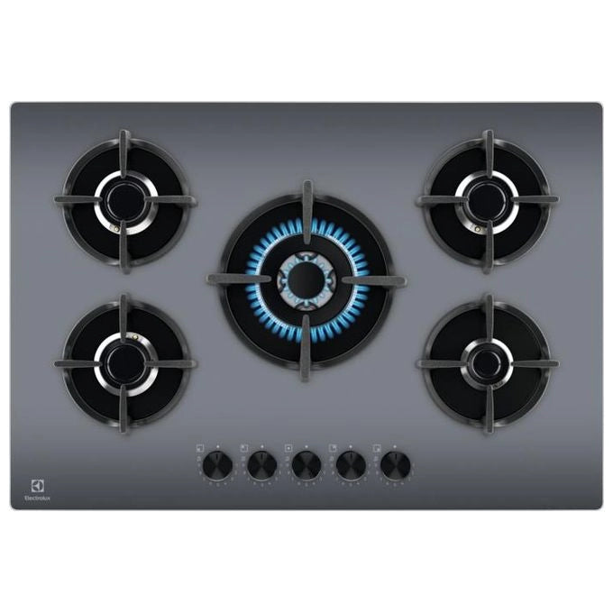 Electrolux EGG75372M Specchio Da incasso 75 cm Piano cottura a gas su vetro 5 Fornello(i)
