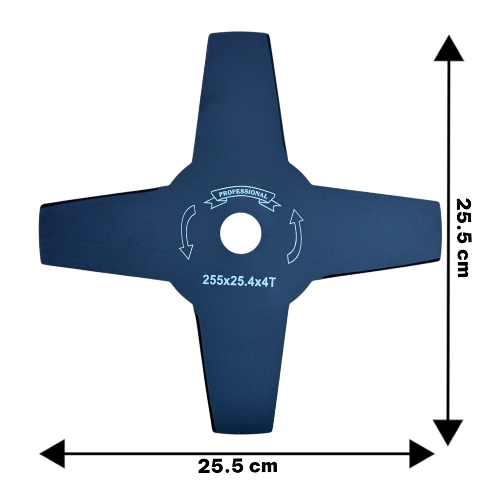 Ricambio Disco Per Decespugliatore 4 Lame Lama 255 mm Foro 25,4 mm | 07854