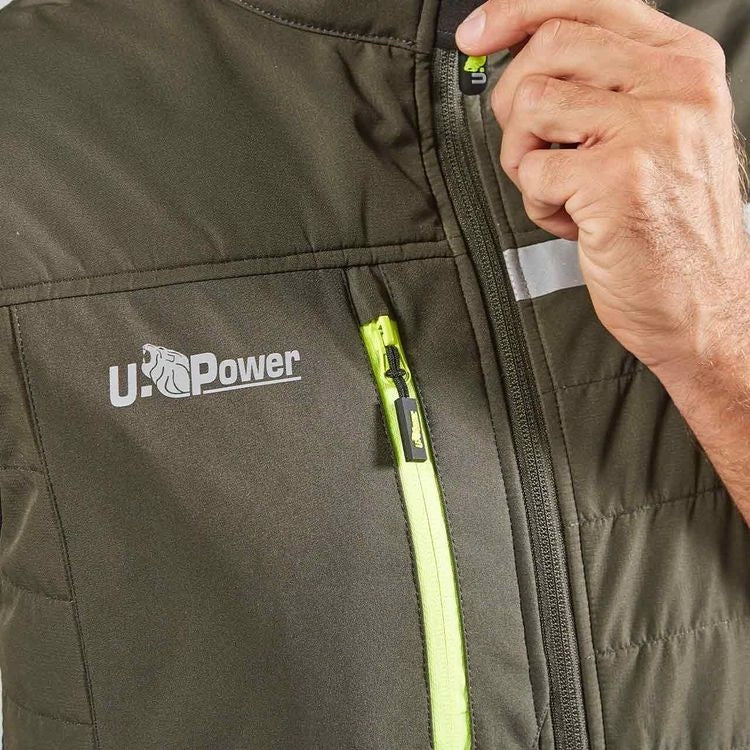 Gilet Upower Wall Taglia Xxl Dark Green