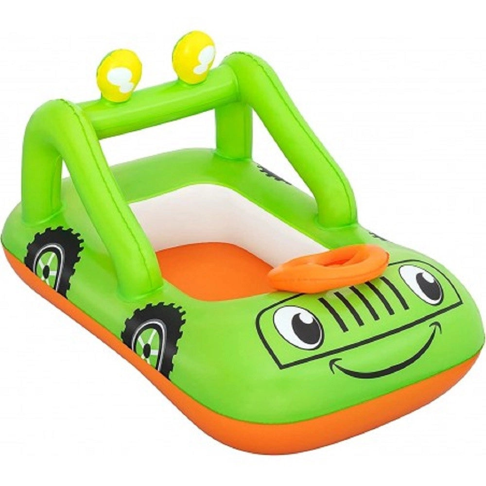 Trade Shop - Canottino Gonfiabile Jeep 92x61 Cm / Aereo 109x97 Cm Gommone Per Bambini 34169 -