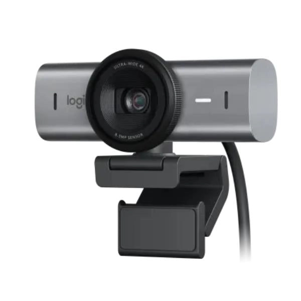 Logitech mx brio 705 for business webcam 8,5 mp 4096 x 2160 pixel usb 3.2 gen 1 (3.1 gen 1) alluminio, nero - 960-001530