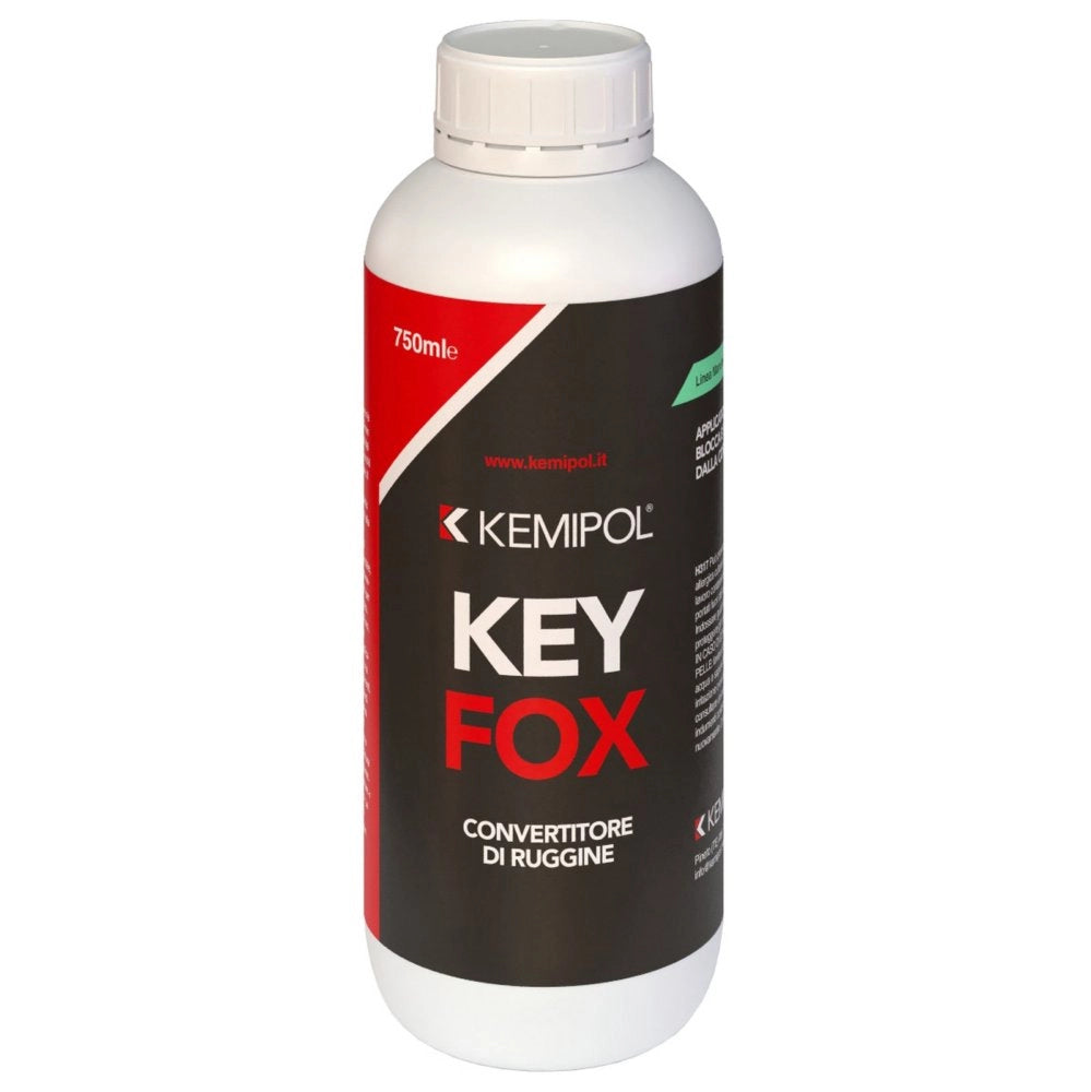 12pz convertiruggine key fox, flacone ml.750 cod:ferx.10821