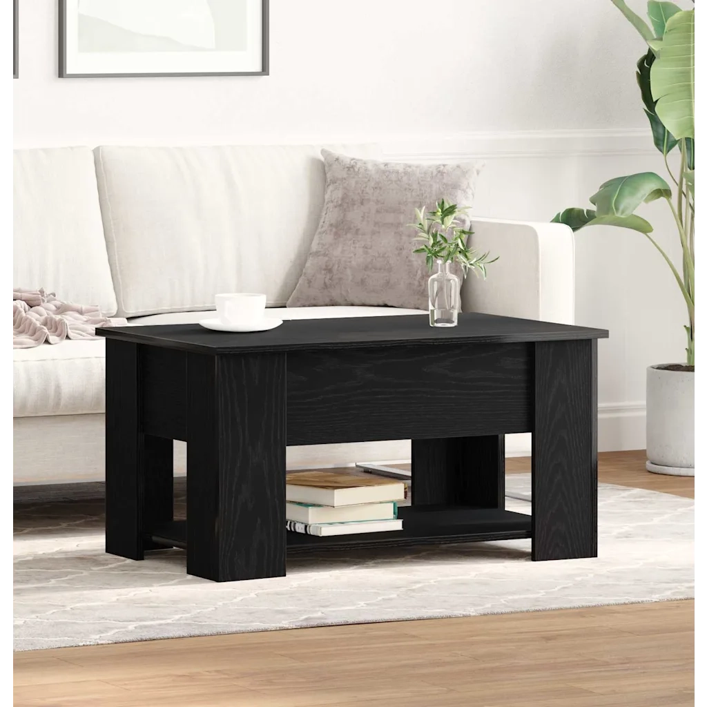 Tavolino da salotto Rovere Nero 79 x 49 x 41 cm 862765