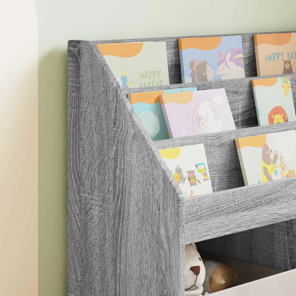 Libreria per Bambini Grigio Sonoma 72,5 x 29,5 x 69 cm