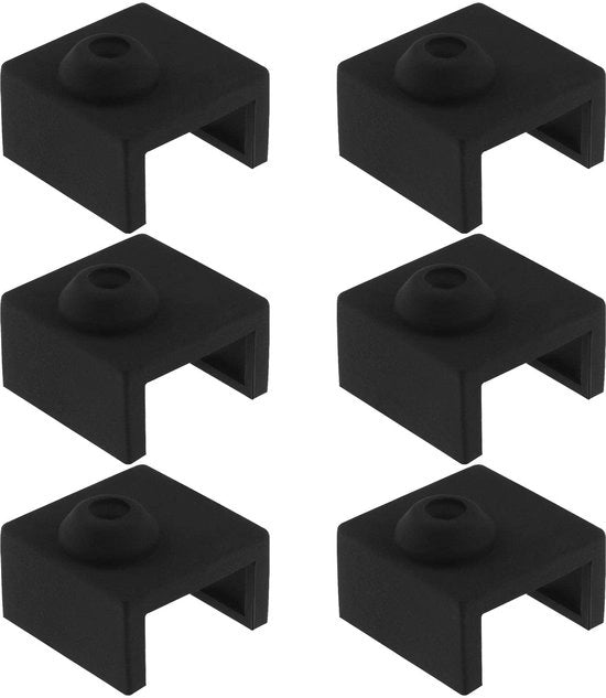 Kit di sostituzione hotend in silicone - 6 pezzi - Resistente al calore - Compatibile con Ender 3/5 - MK7/MK8/MK9 - Stabilizzazione temperatura - Copertura in silicone