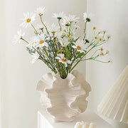 Vaso ceramico, stile scandinavo, decorazione di vaso, vaso boho estetico per casa, sala, ufficio, fattoria, decorazione da tavolo salotto