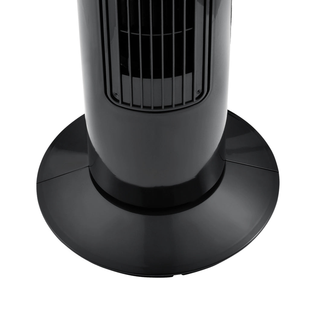 Ventilatore a Torre 73 cm Silenzioso con 3 Velocitá Modalitá Oscillante Motore da 50W - Nero