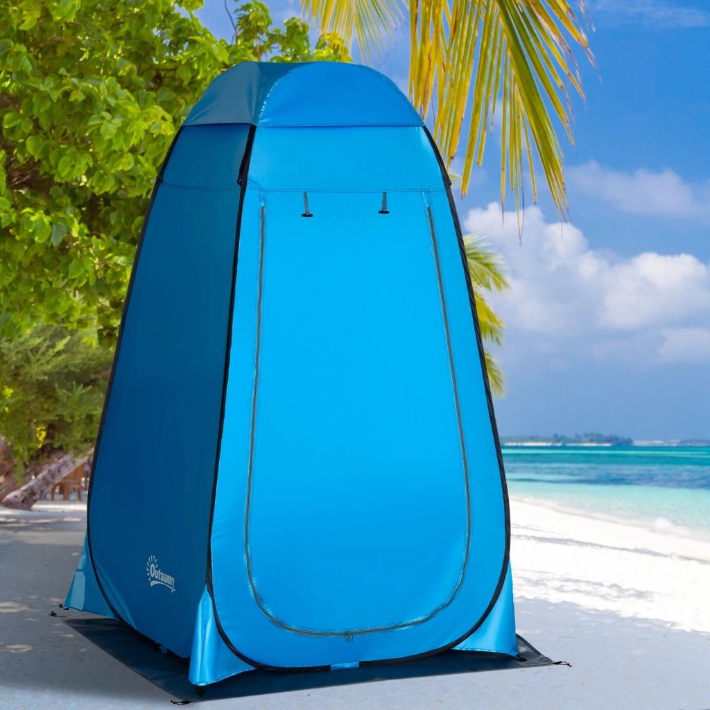 Tenda Doccia da Campeggio e Spiaggia ¨C zephmum ¨C Blu 126x124x189 cm