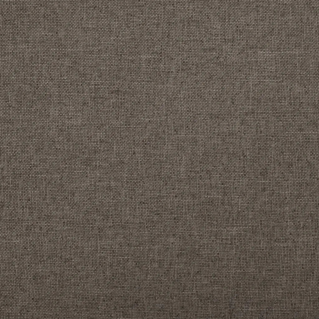 Pouf con Contenitore Pieghevoli 2 pz Marroni in Simil Lino 338774