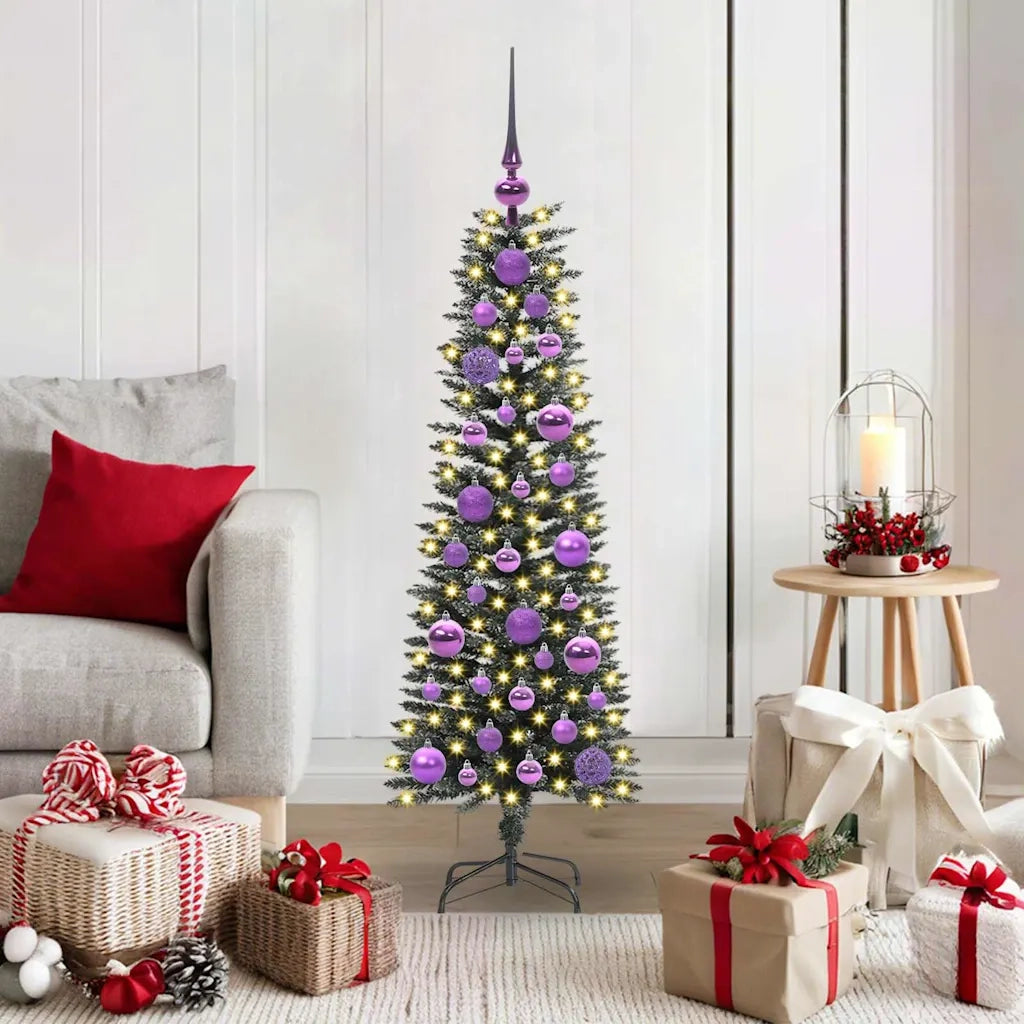 Albero di Natale artificiale con 150 LED Verde 120 cm 3395922